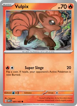 Vulpix (151 #037/165)