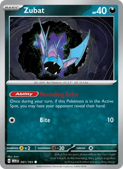 Zubat (151 #041/165)