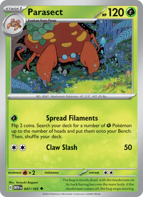 Parasect (151 #047/165)