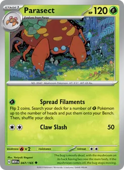 Parasect (151 #047/165)
