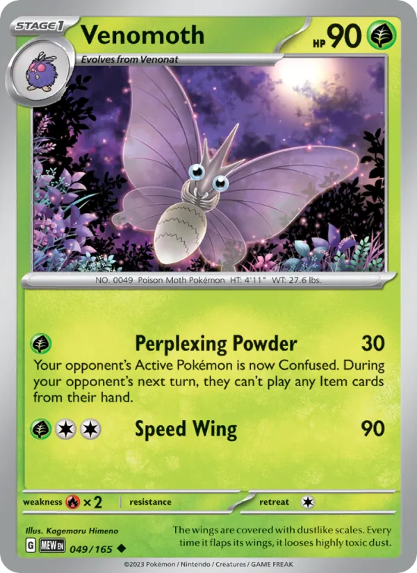 Venomoth (151 #049/165)