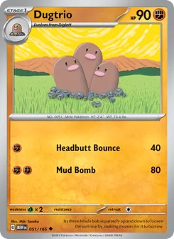 Dugtrio (151 #051/165)