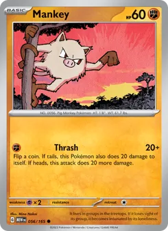 Mankey (151 #056/165)