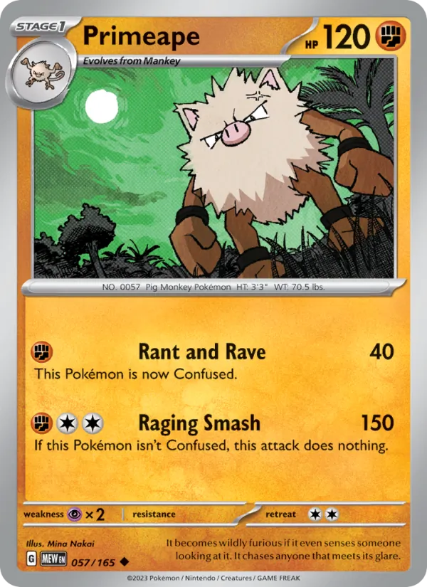 Primeape (151 #057/165)