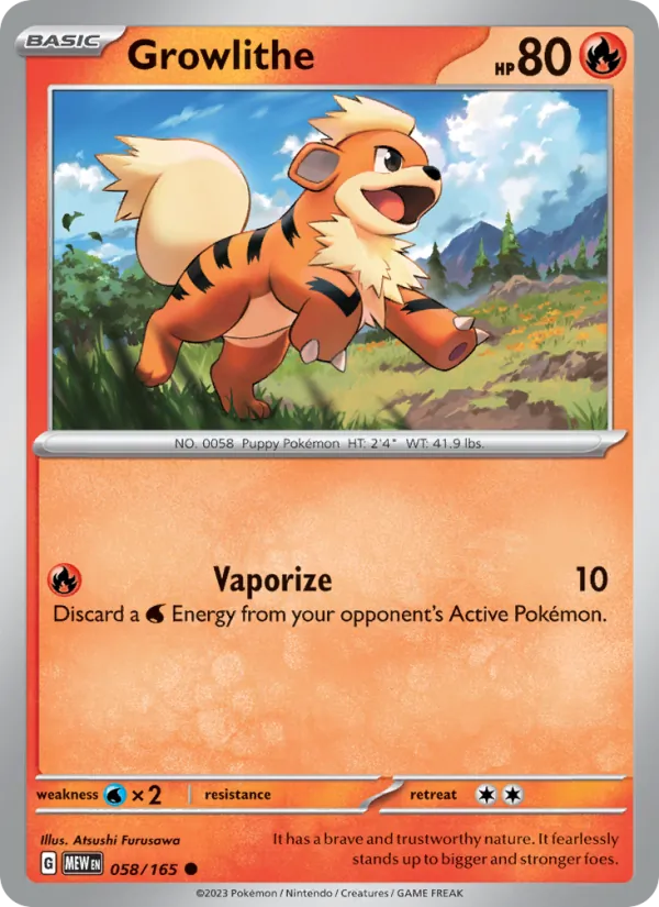 Growlithe (151 #058/165)