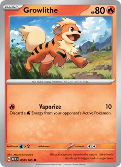Growlithe (151 #058/165)
