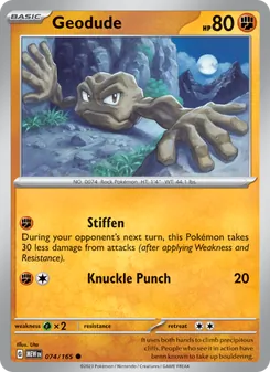 Geodude (151 #074/165)