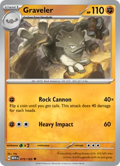 Graveler (151 #075/165)