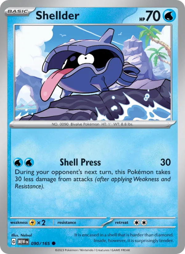 Shellder (151 #090/165)