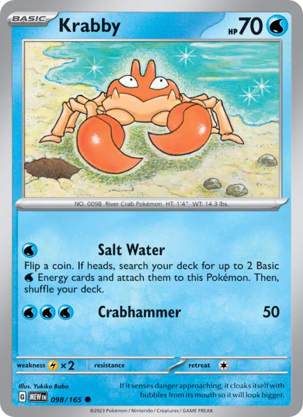 Krabby (151 #098/165)