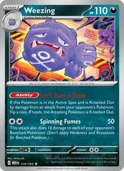 Weezing (151 #110/165)