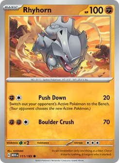 Rhyhorn (151 #111/165)