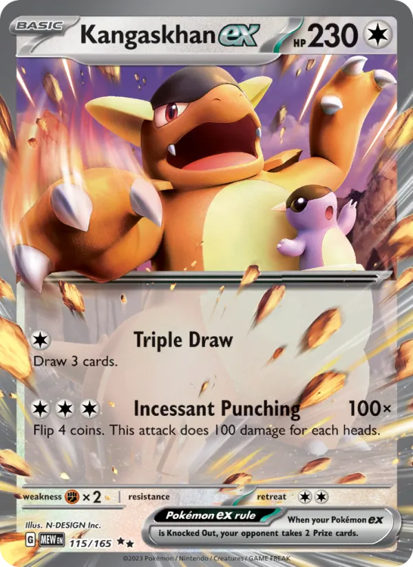 Kangaskhan ex (151 #115/165)