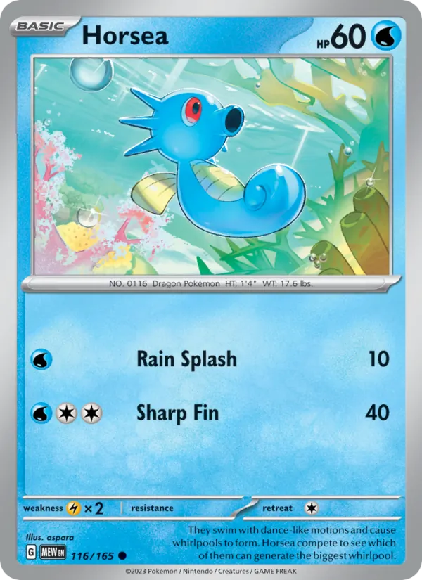 Horsea (151 #116/165)