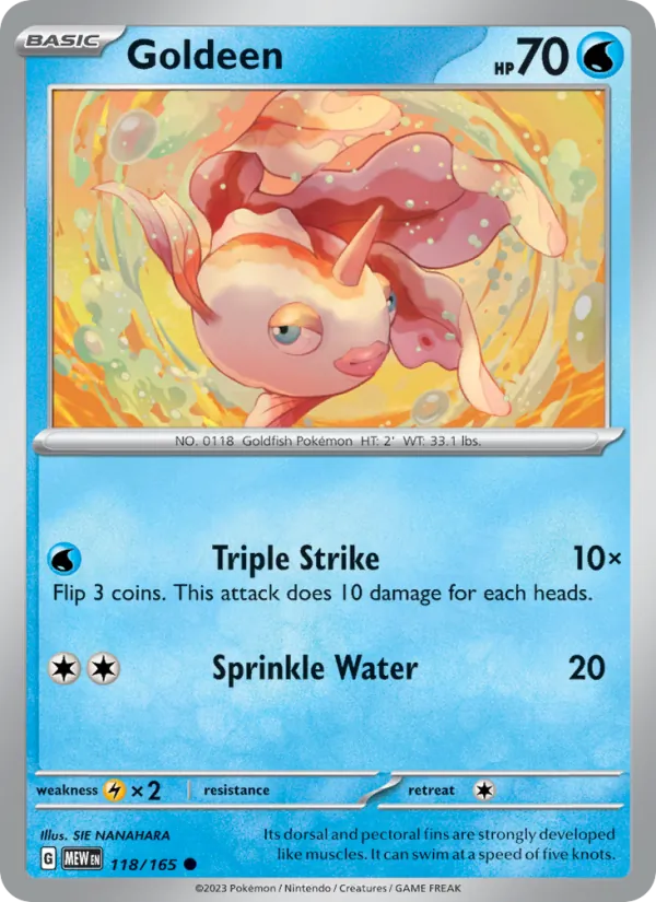 Goldeen (151 #118/165)