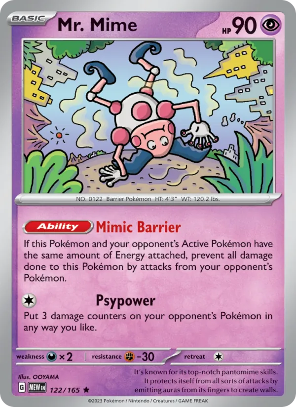 Mr. Mime (151 #122/165)