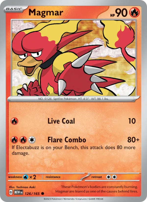 Magmar (151 #126/165)