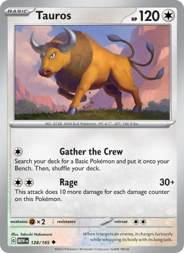 Tauros (151 #128/165)