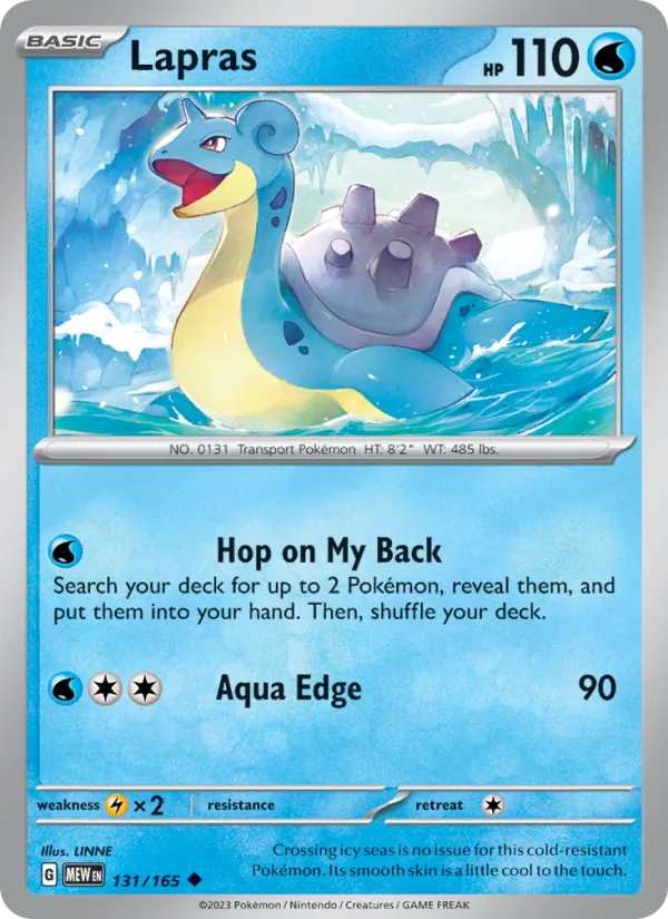 Lapras (151 #131/165)