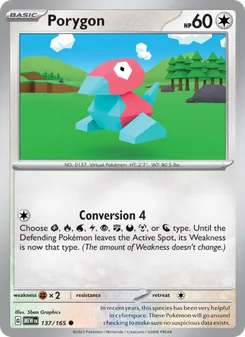 Porygon (151 #137/165)
