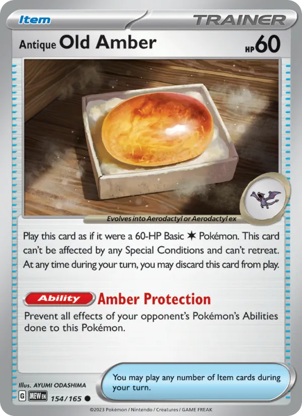 Antique Old Amber (151 #154/165)