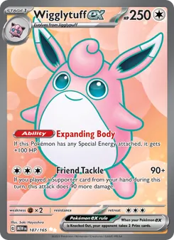 Wigglytuff ex (151 #187/165)