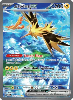 Zapdos ex (151 #202/165)