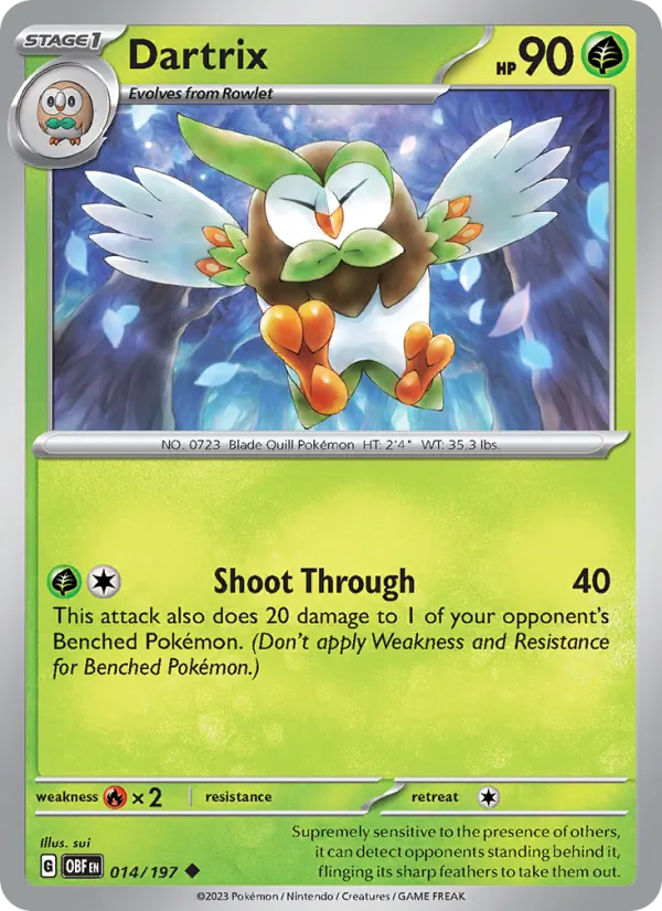 Dartrix (Obsidian Flames #014/197)