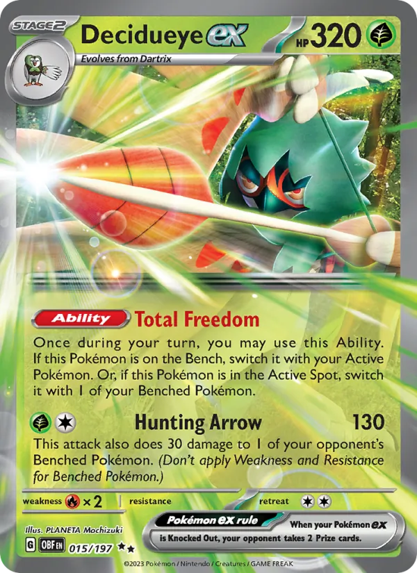 Decidueye ex (Obsidian Flames #015/197)