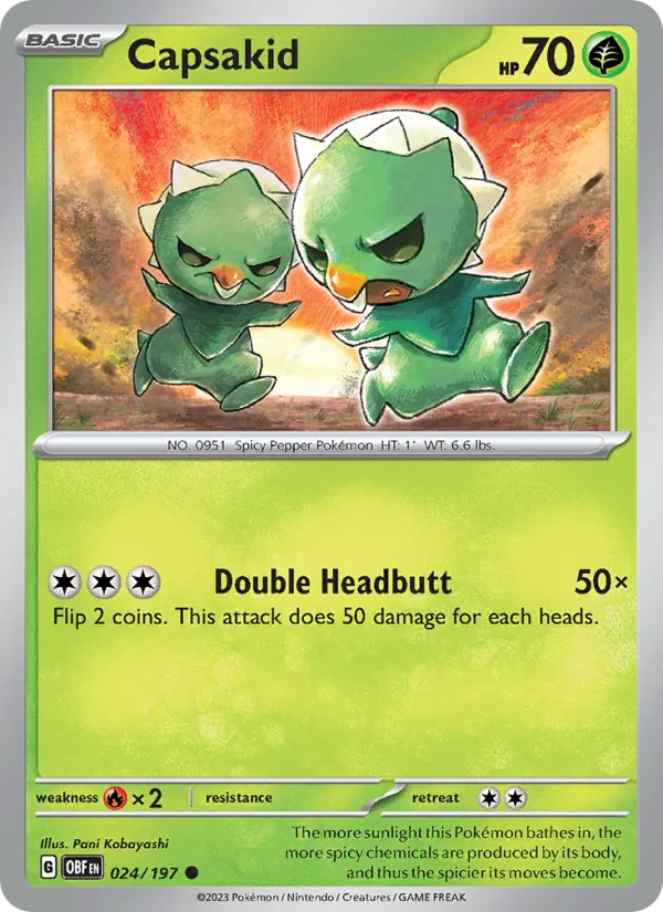 Capsakid (Obsidian Flames #024/197)