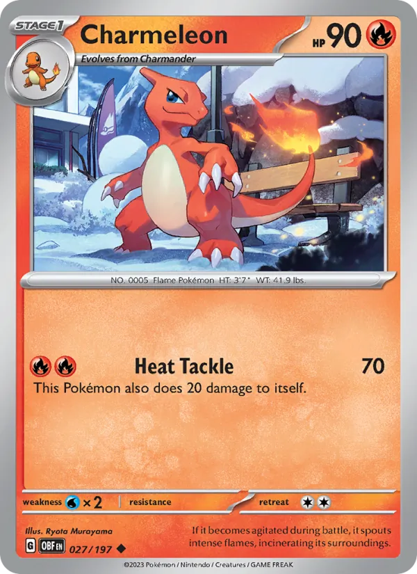 Charmeleon (Obsidian Flames #027/197)