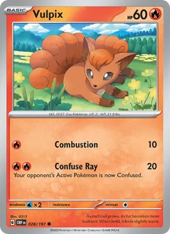 Vulpix (Obsidian Flames #028/197)