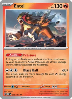 Entei (Obsidian Flames #030/197)