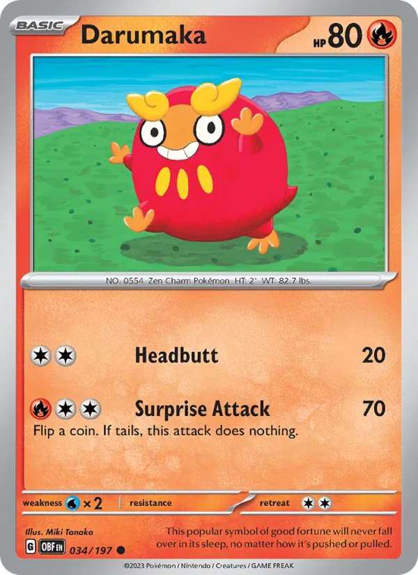 Darumaka (Obsidian Flames #034/197)