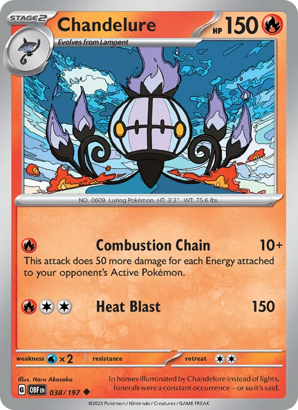 Chandelure (Obsidian Flames #038/197)