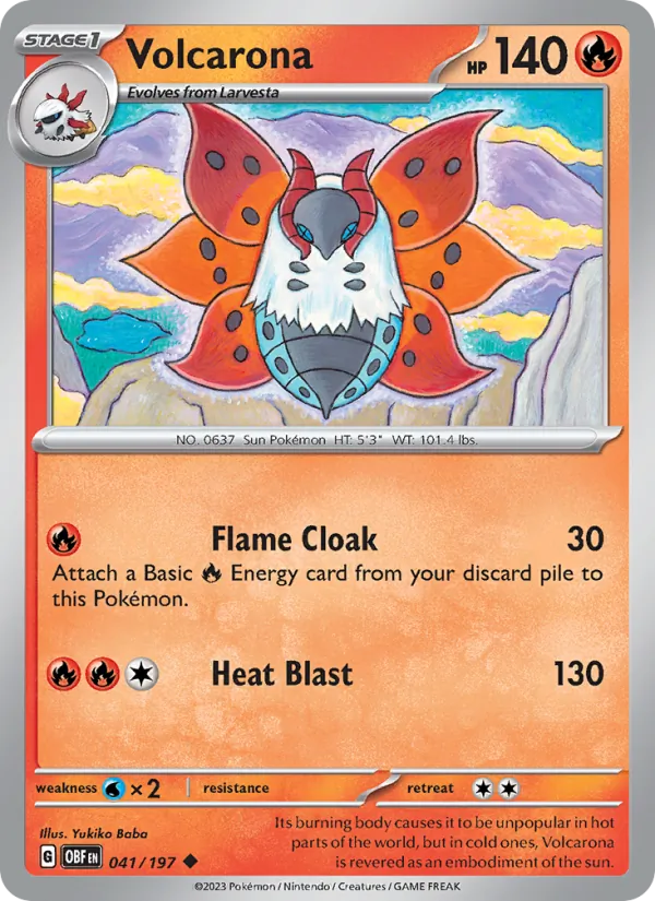 Volcarona (Obsidian Flames #041/197)
