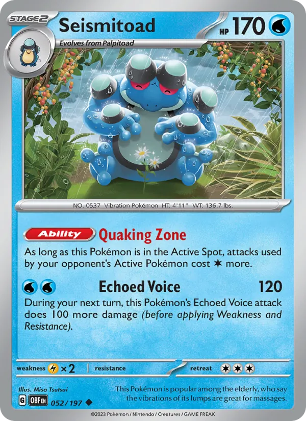 Seismitoad (Obsidian Flames #052/197)