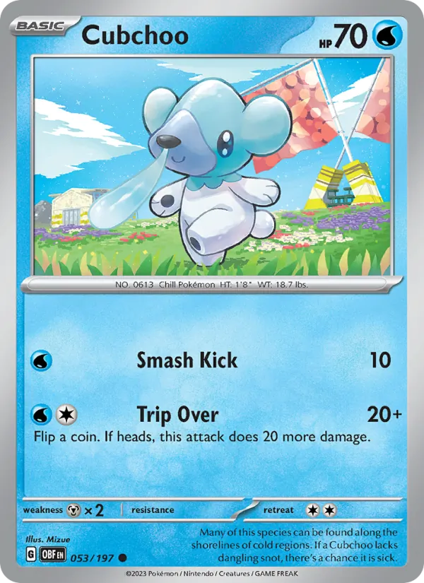 Cubchoo (Obsidian Flames #053/197)