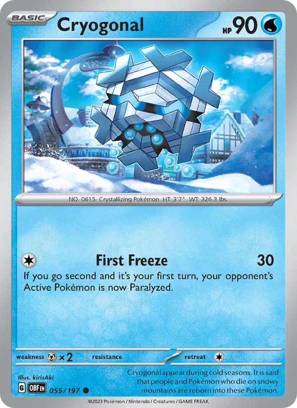 Cryogonal (Obsidian Flames #055/197)