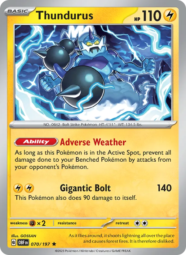 Thundurus (Obsidian Flames #070/197)