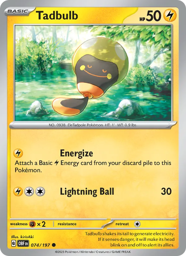 Tadbulb (Obsidian Flames #074/197)
