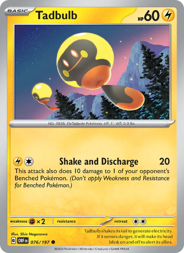 Tadbulb (Obsidian Flames #076/197)