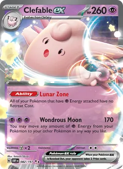 Clefable ex (Obsidian Flames #082/197)