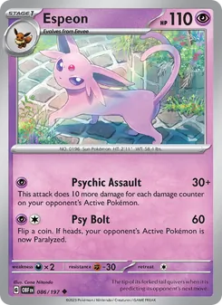 Espeon (Obsidian Flames #086/197)
