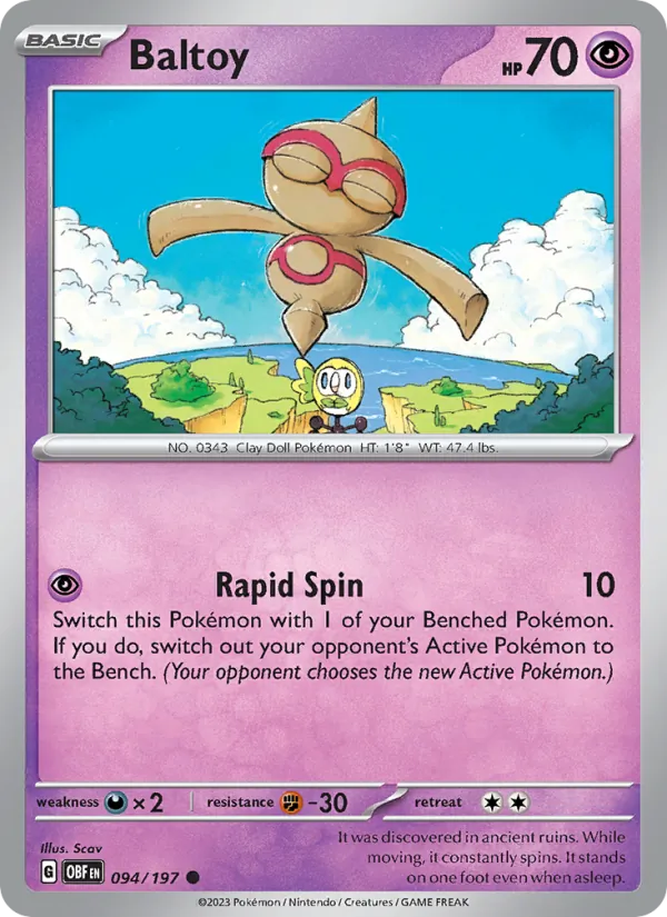 Baltoy (Obsidian Flames #094/197)