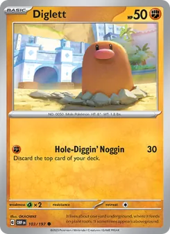Diglett (Obsidian Flames #103/197)