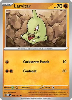 Larvitar (Obsidian Flames #105/197)