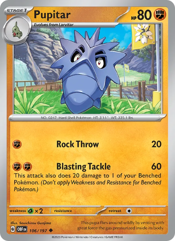 Pupitar (Obsidian Flames #106/197)