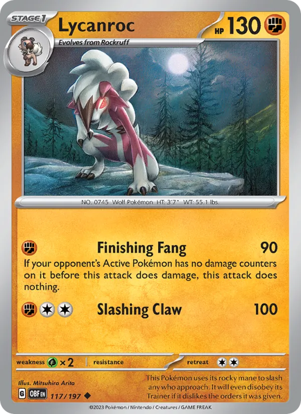 Lycanroc (Obsidian Flames #117/197)