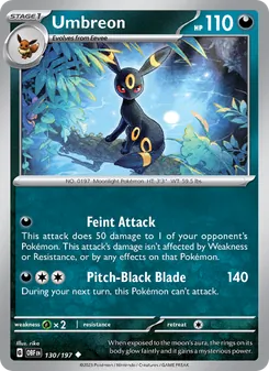 Umbreon (Obsidian Flames #130/197)